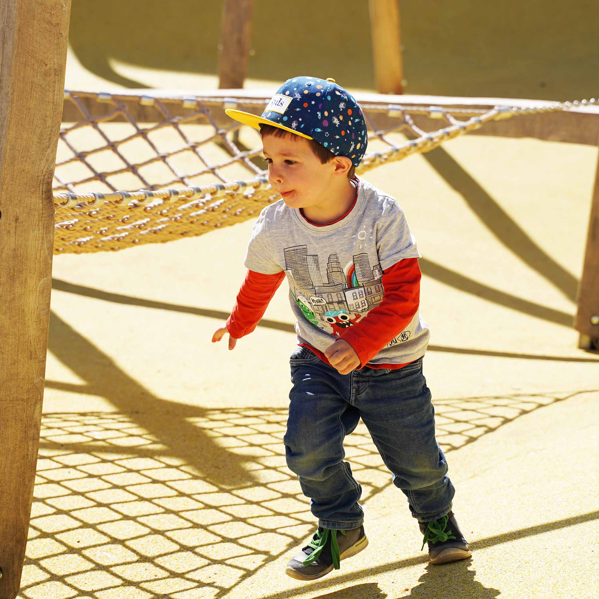 Kinder Snapback Cap - Space